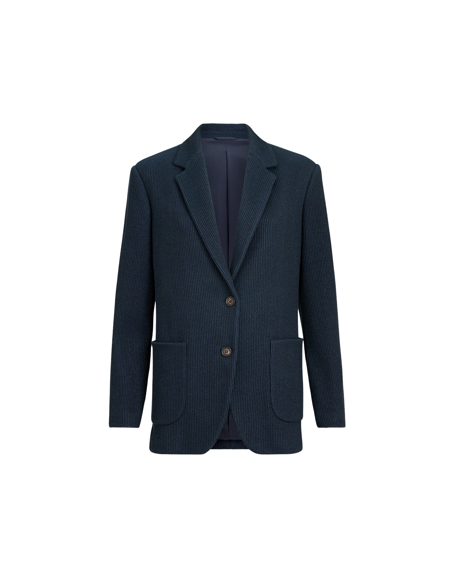 Brunello Cucinelli Sparkling knit blazer in Blue