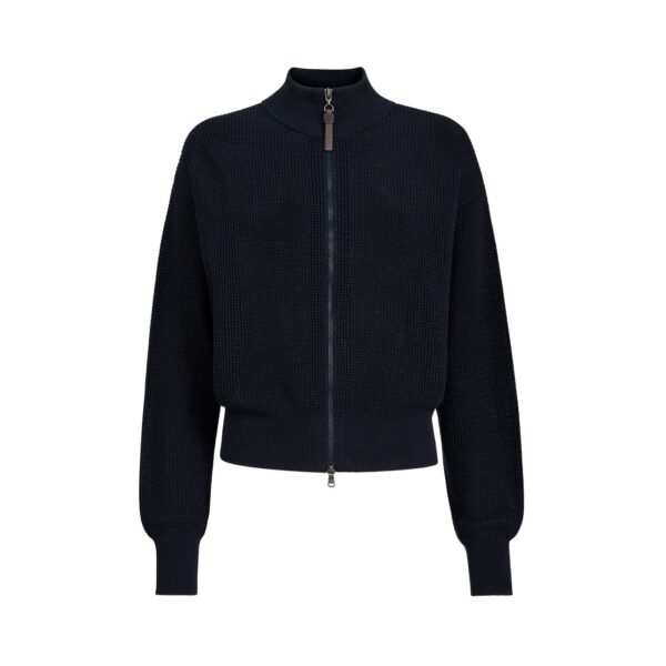 Brunello Cucinelli Sparkling net cardigan in Blue