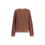 Brunello Cucinelli Sparkling net sweater in Firebrick