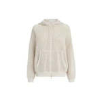 Brunello Cucinelli Sparkling net sweatshirt in Oat Jacket