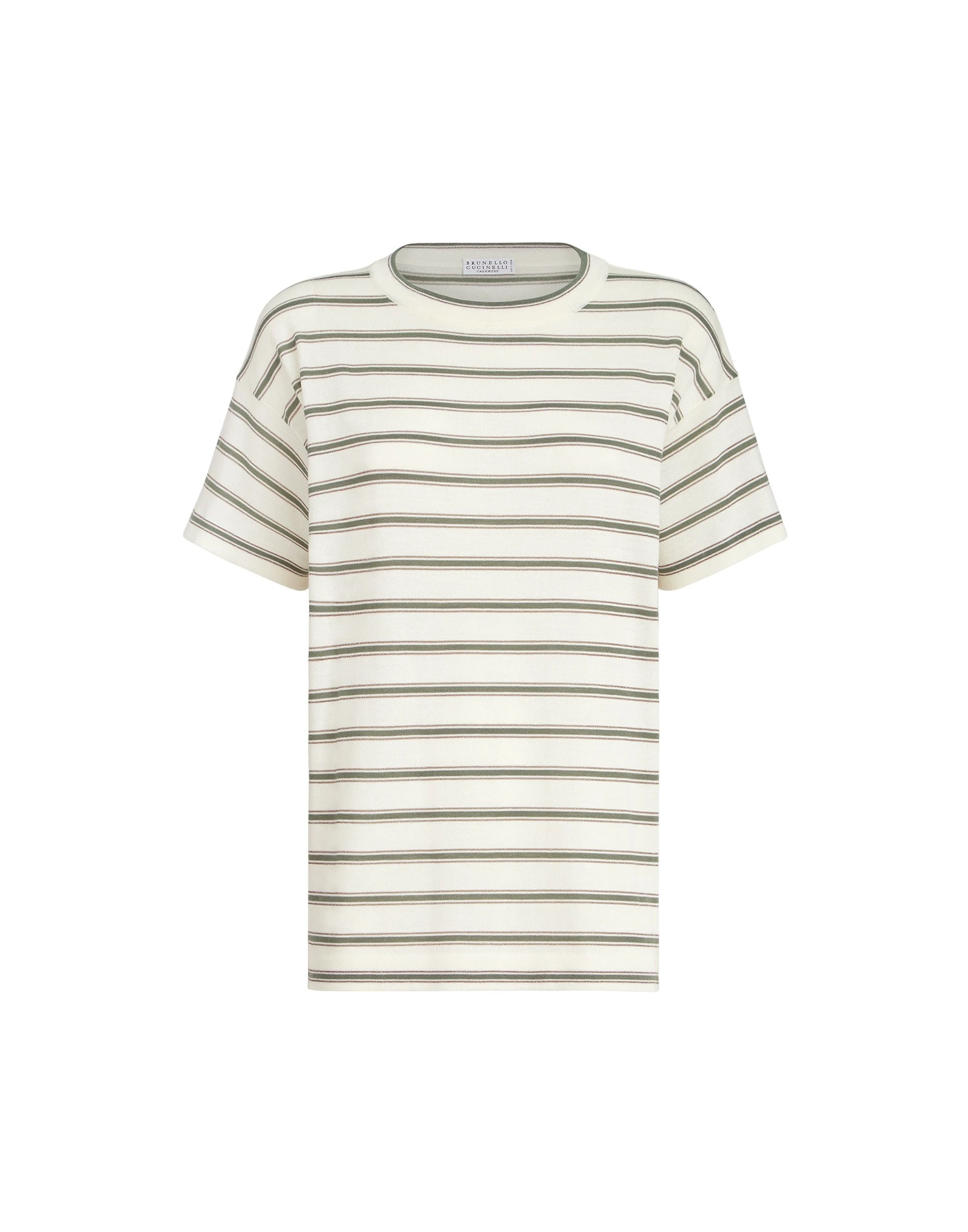 Brunello Cucinelli Sparkling stripe t-shirt Knit