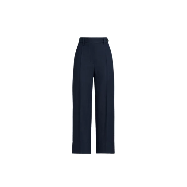 Brunello Cucinelli Square cigarette trousers in Blue