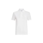Brunello Cucinelli Stretch cotton piqué polo shirt with logo in White