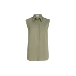 Brunello-Cucinelli-Stretch-poplin-shirt-in-Green77454_nobg Brunello Cucinelli Stretch poplin shirt in Green
