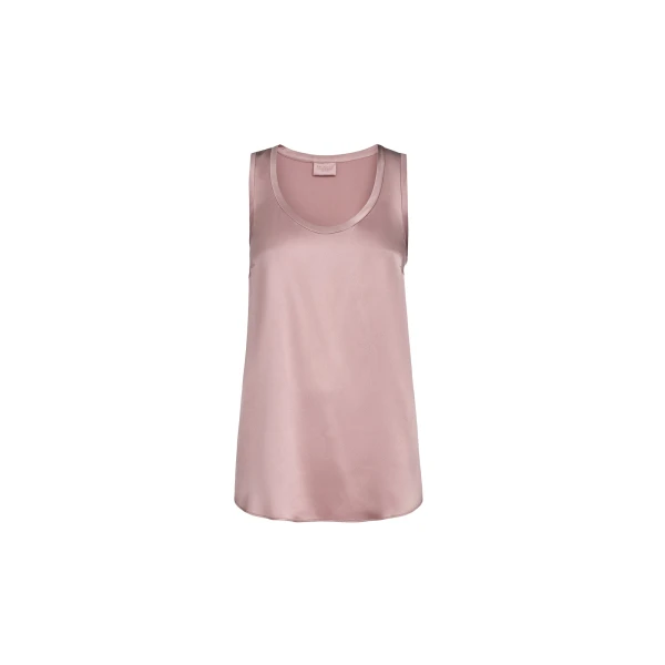 Brunello Cucinelli Stretch silk satin camisole in Antique Pink