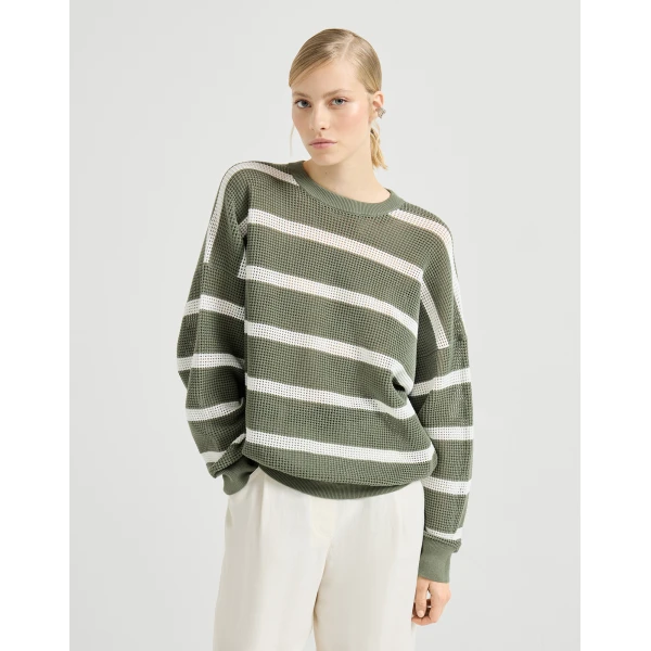 Brunello Cucinelli Striped sweater, view 2