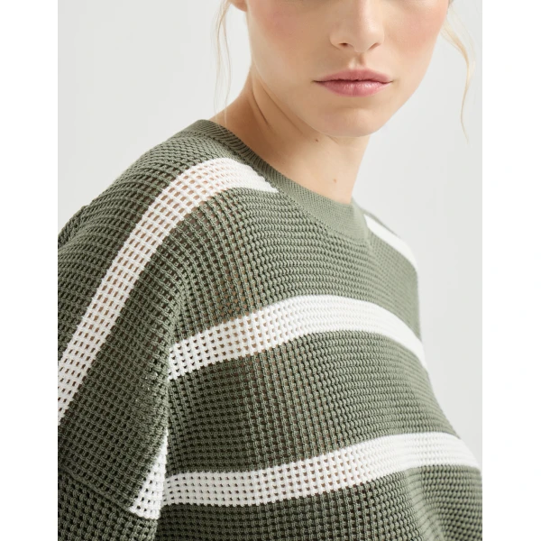 Brunello Cucinelli Striped sweater, view 4