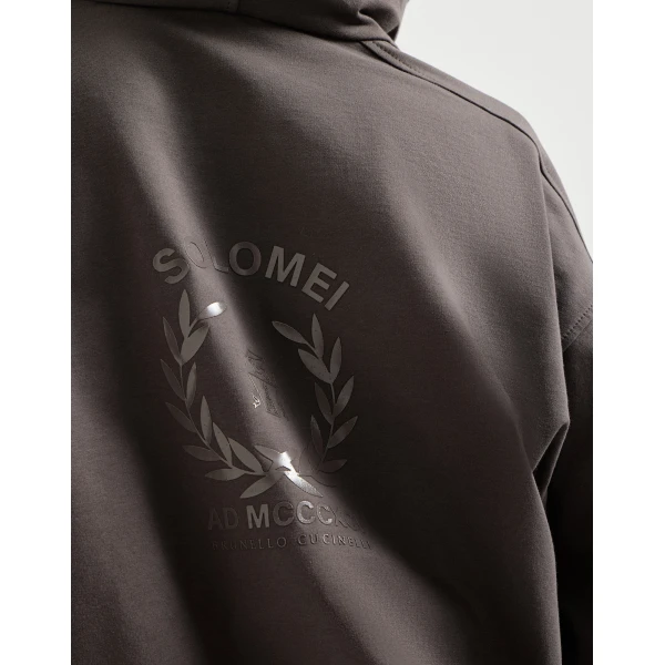 Brunello Cucinelli Sweatshirt with embroidery Jacket, view 4