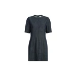 Brunello Cucinelli T-shirt dress with monili in Denim