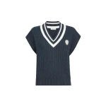 Brunello Cucinelli T-shirt with logo in Blue Knit