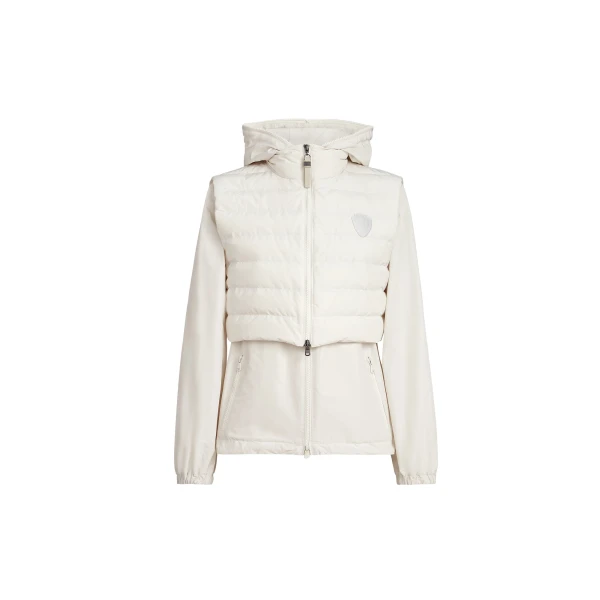 Brunello Cucinelli Taffeta down jacket in Cherry