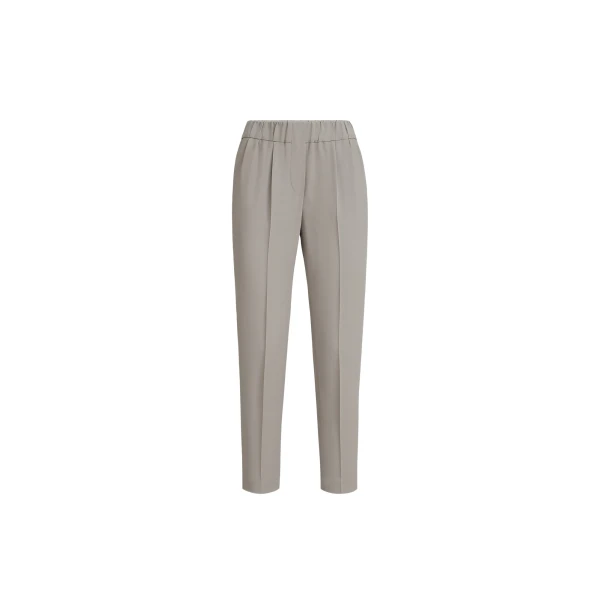 Brunello Cucinelli Tailored Jogger trousers in Light Grey