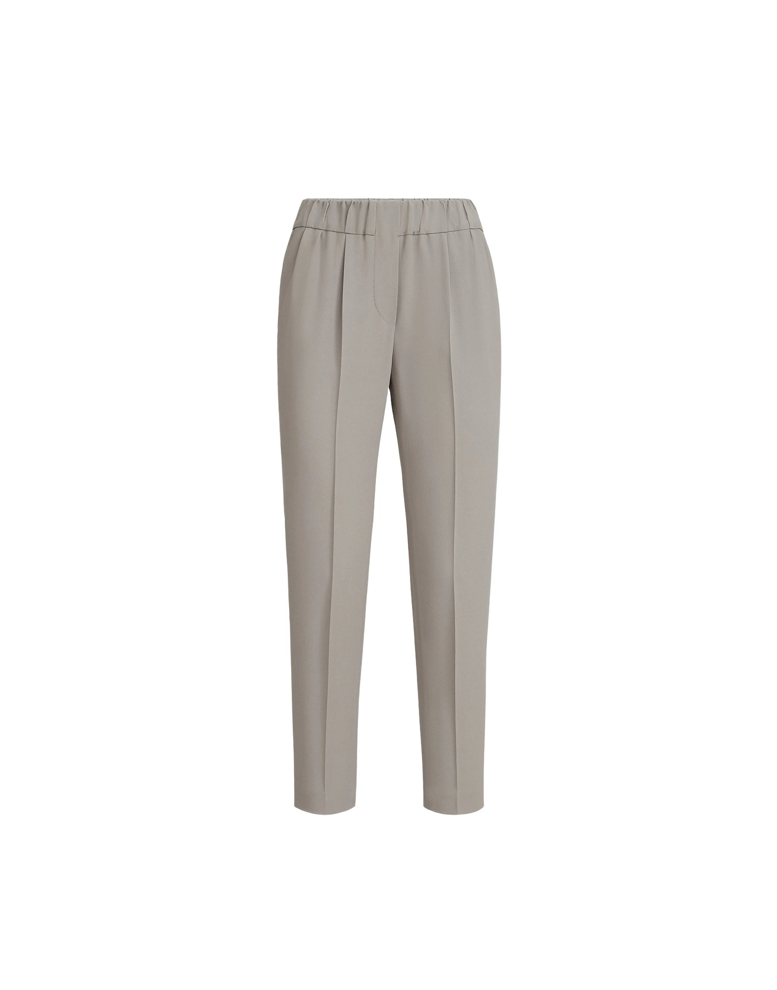 Brunello Cucinelli Tailored Jogger trousers in Light Grey