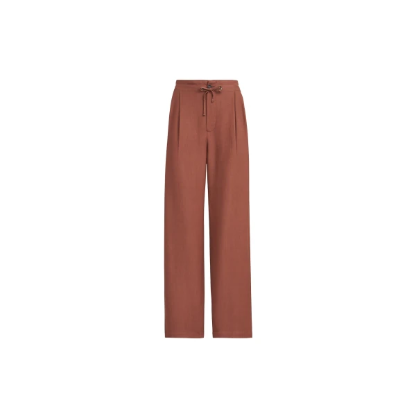 Brunello Cucinelli Tailored track trousers in Firebrick