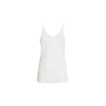 Brunello Cucinelli Top with shiny straps in White