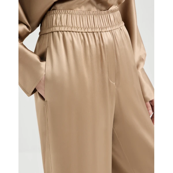 Brunello Cucinelli Track trousers in Chocolate, view 4