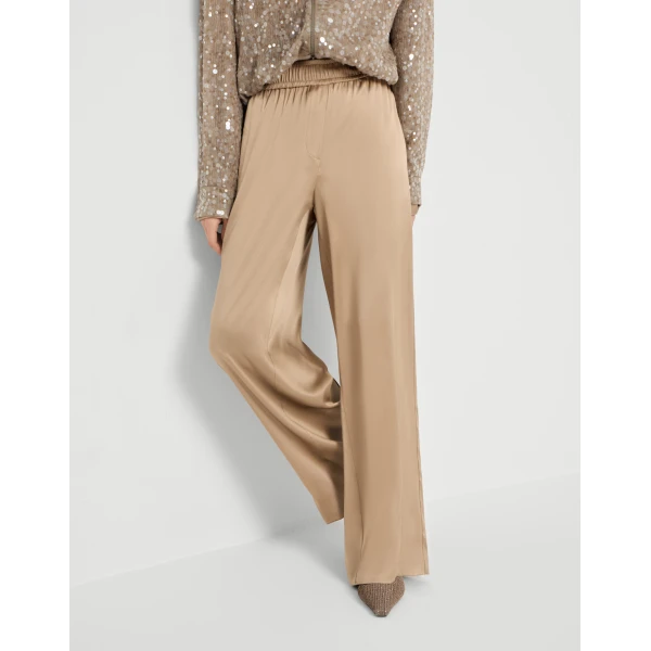 Brunello Cucinelli Track trousers in Chocolate, view 5