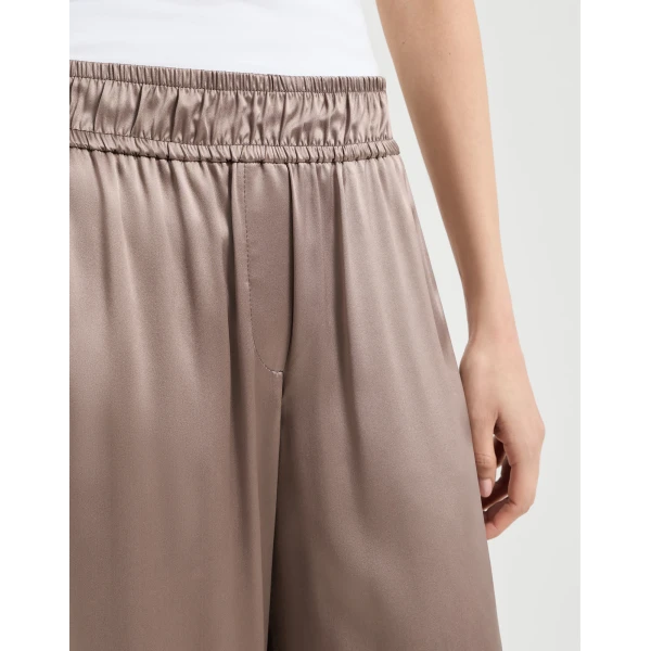 Brunello Cucinelli Track trousers in Cocoa, view 4