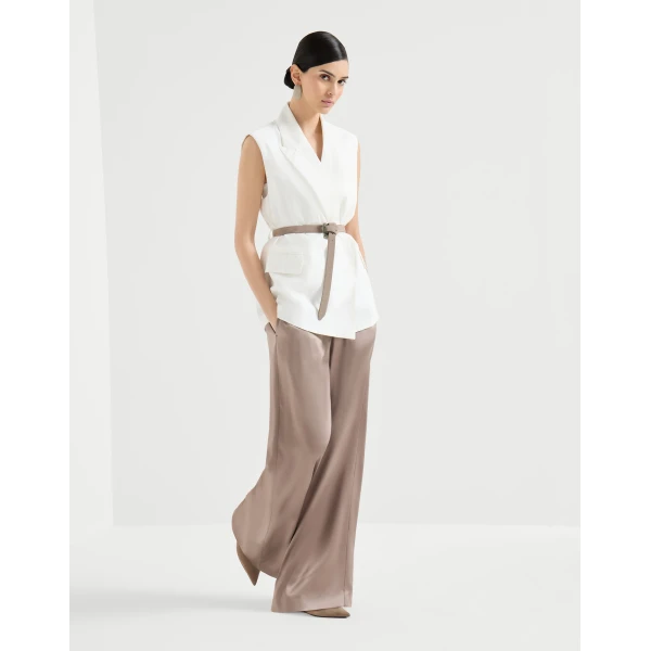 Brunello Cucinelli Track trousers in Cocoa, view 5