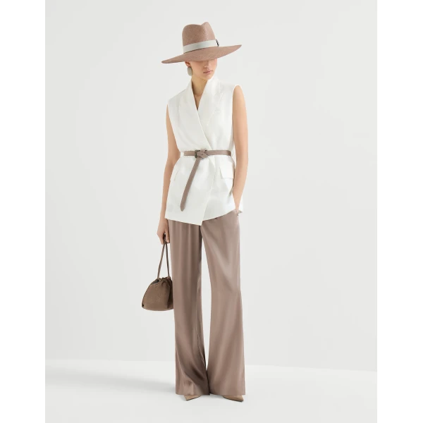 Brunello Cucinelli Track trousers in Cocoa, view 6