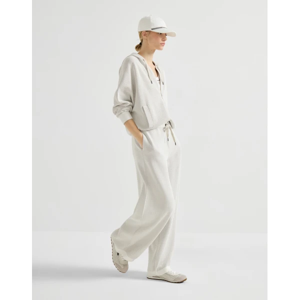 Brunello Cucinelli Track trousers in Panama, view 5