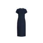 Brunello Cucinelli Twill dress with monili in Blue