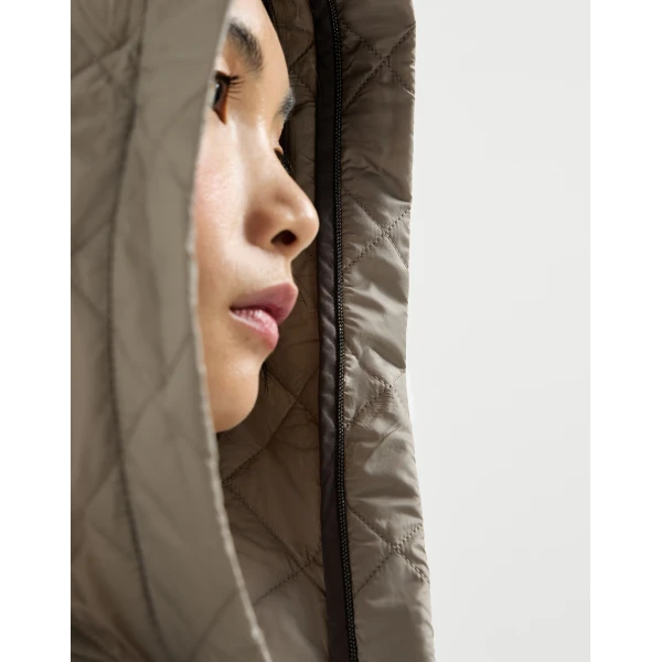 Brunello Cucinelli Vest with Thermore® padding in Light Brown, view 4