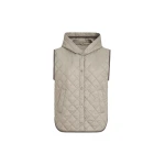 Brunello Cucinelli Vest with Thermore® padding in Light Brown