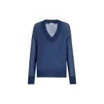 Brunello Cucinelli Virgin wool and mohair sweater in Blue