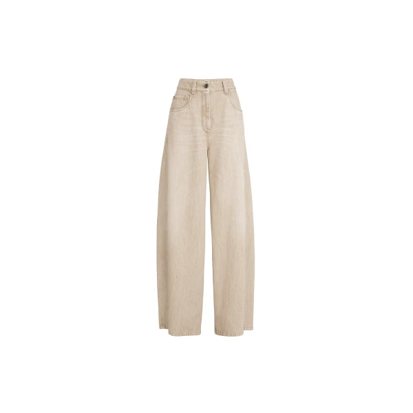 Brunello Cucinelli Wide trousers in Beige