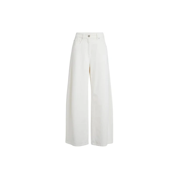 Brunello Cucinelli Wide trousers in White
