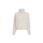 Brunello Cucinelli Wool, cashmere and silk sweater in Cool Beige