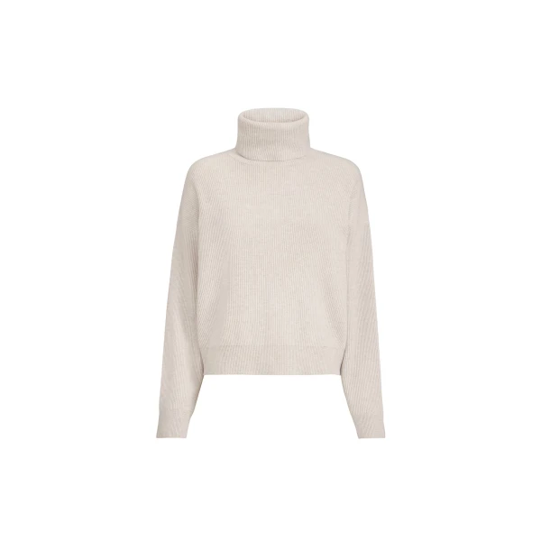 Brunello Cucinelli Wool, cashmere and silk sweater in Cool Beige