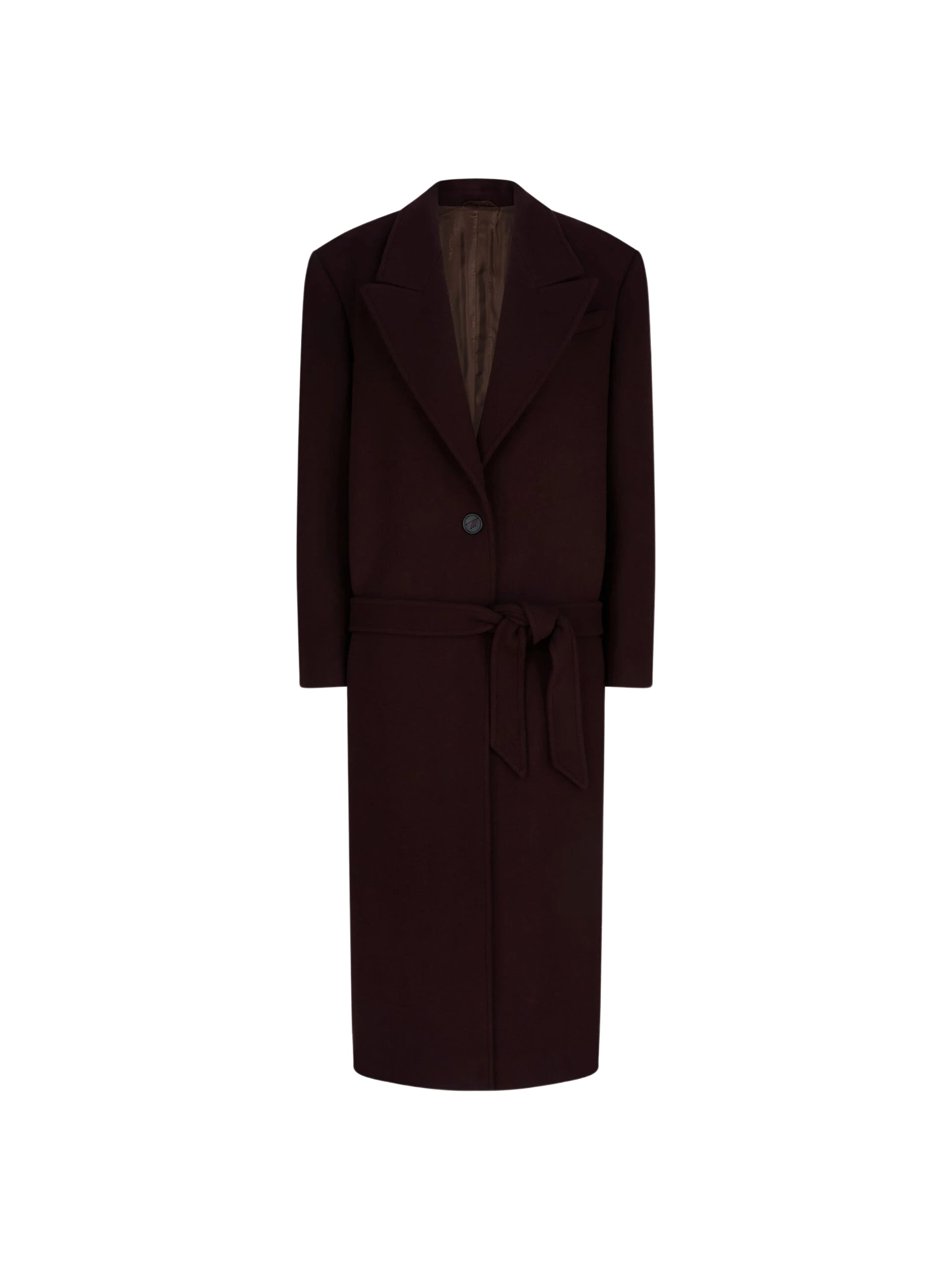Burgundy long coat