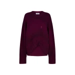 The Attico Burgundy sweater