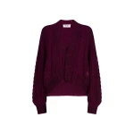 The Attico Burgundy sweater