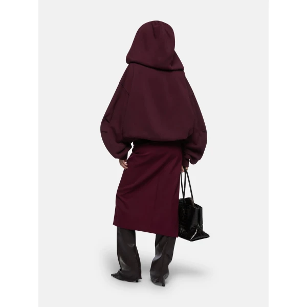 The Attico Burgundy sweatshirt Knit, view 3