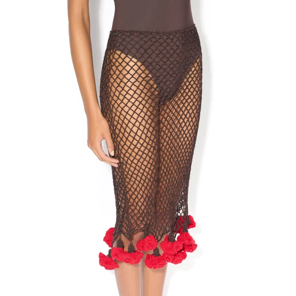 Alaïa Bustier Swimsuit - ALAÏA Beachwear - Laser Cut Luxury - Shop at Luxury Shoes 