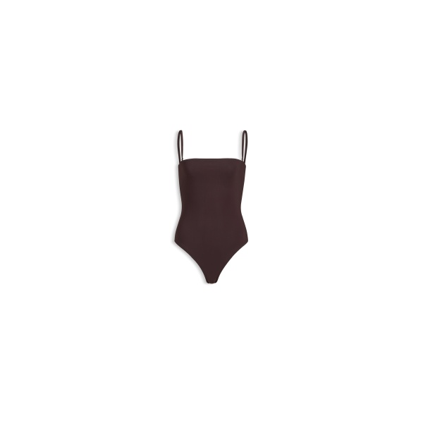 Alaïa Bustier Swimsuit - ALAÏA Beachwear - Laser Cut Luxury - Shop at Luxury Shoes 