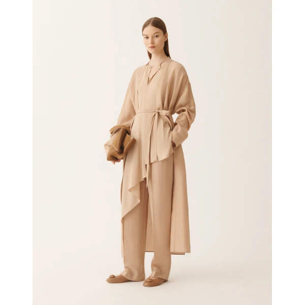 Fabiana Filippi Fluid Tunic in Maple, view 2
