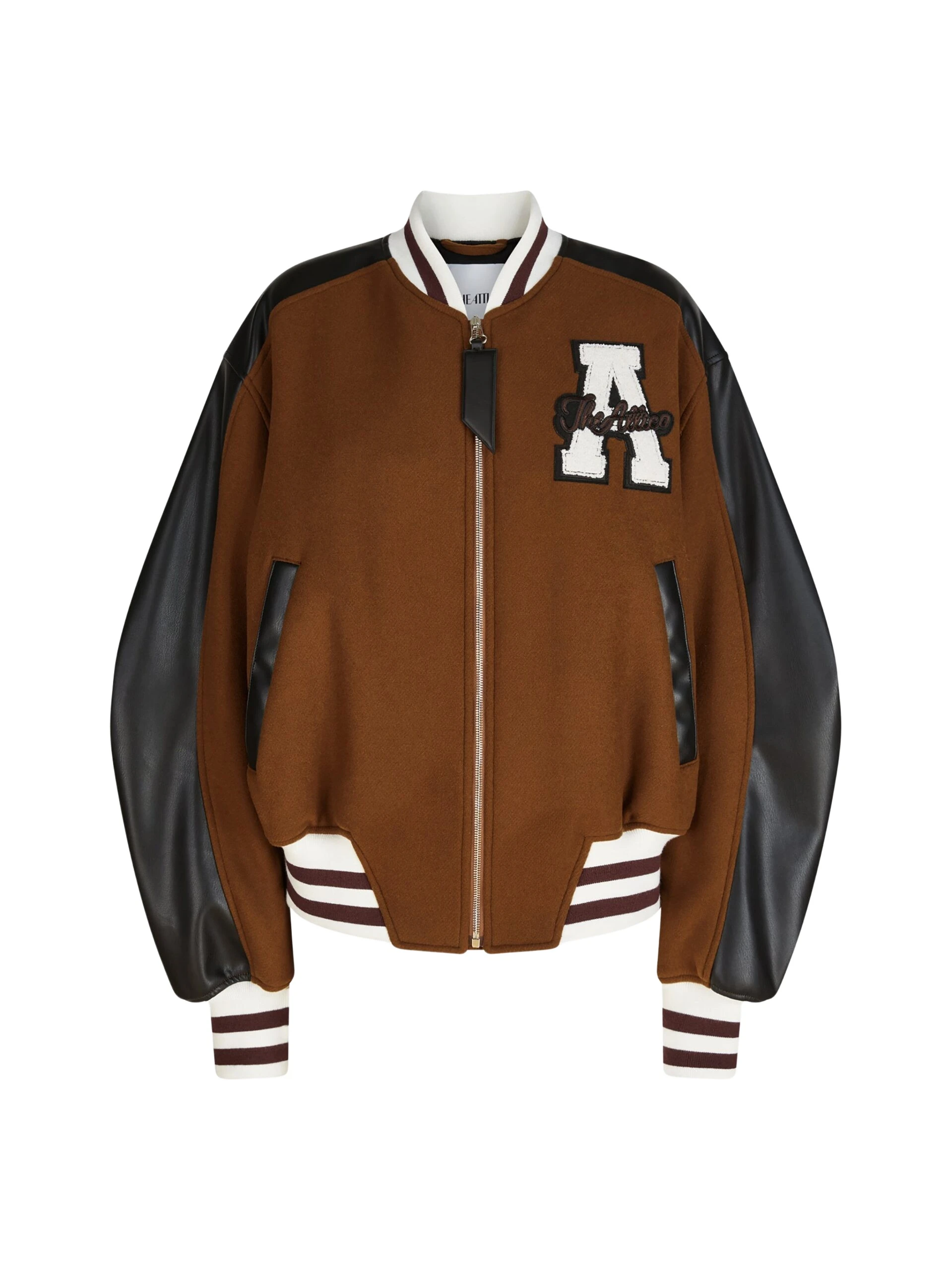 The Attico Camel bomber Jacket