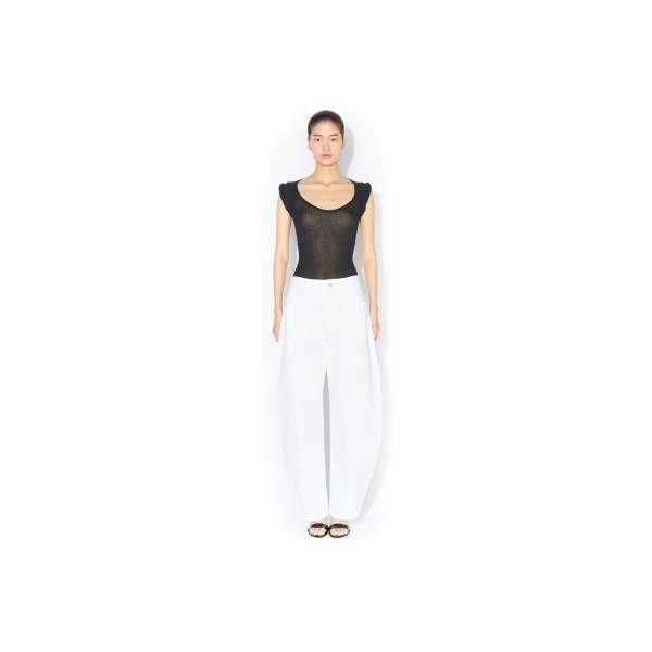 Alaia Cashmere Blend Jersey Bodysuit, view 2