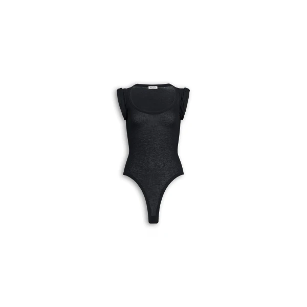 Alaia Cashmere Blend Jersey Bodysuit