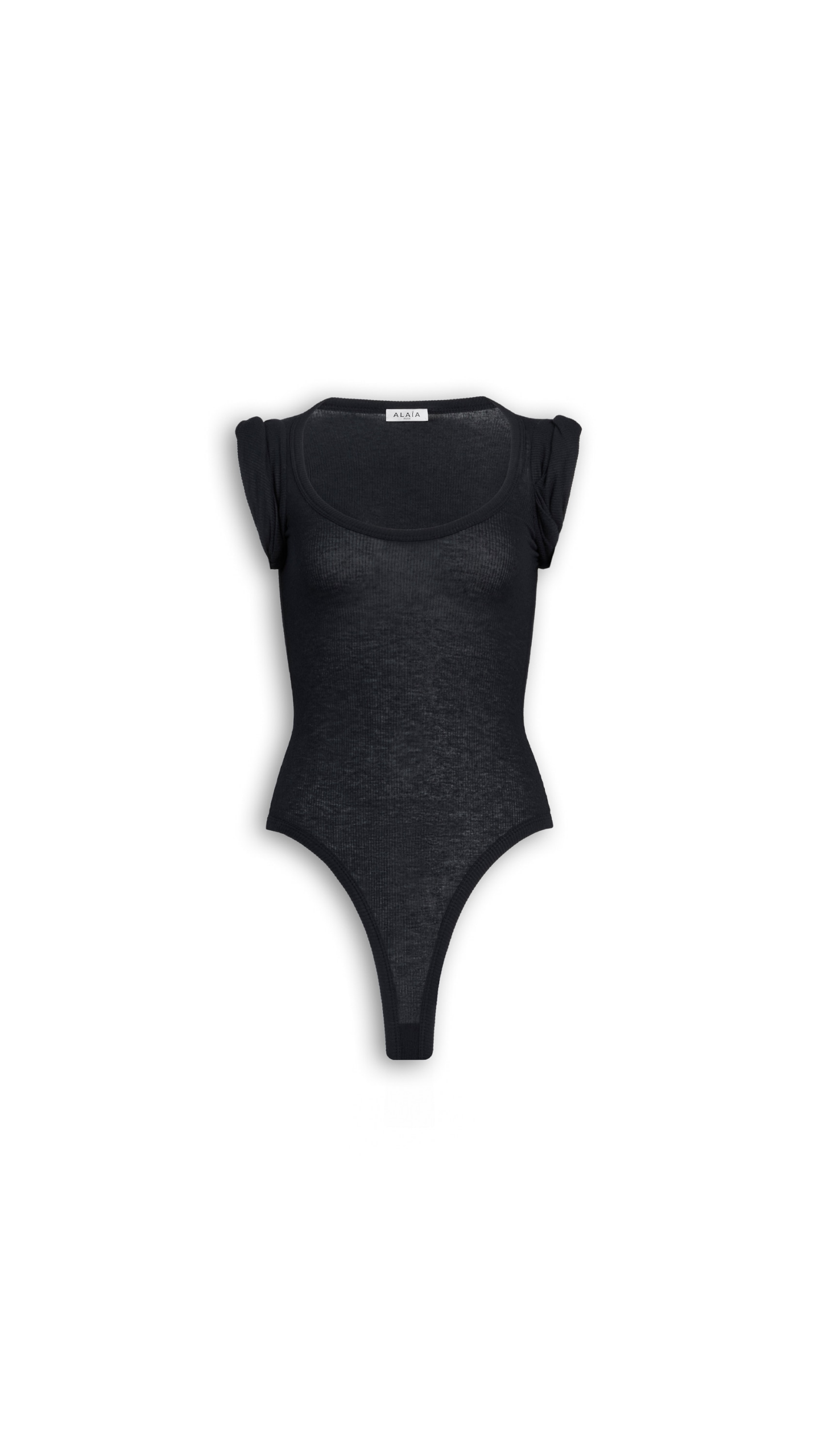 Alaia Cashmere Blend Jersey Bodysuit