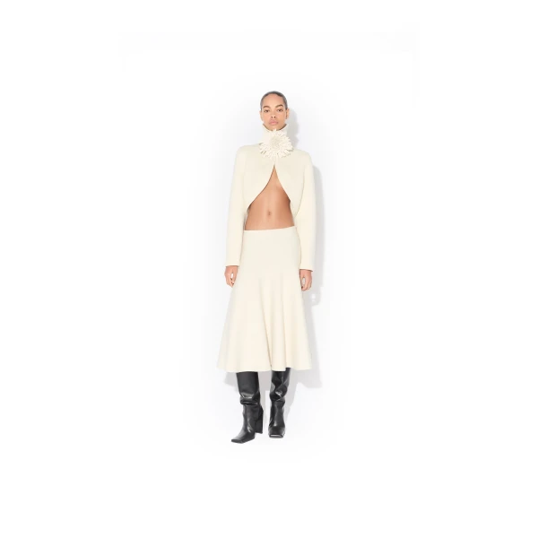 Alaïa Cashmere Knit Cut Out Jumper - ALAÏA Knitwear - Laser Cut Luxury - Shop at Luxury Shoes 