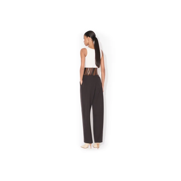 Alaïa Corset Wool Top - ALAÏA Tops - Laser Cut Luxury - Shop at Luxury Shoes 