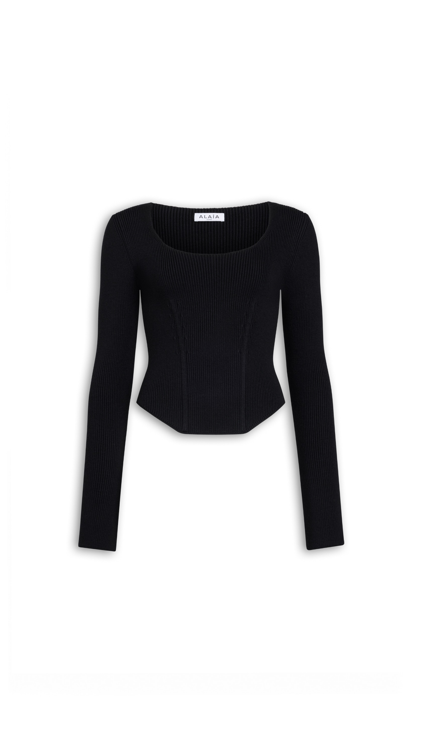 Alaïa Corset Wool Top - ALAÏA Tops - Laser Cut Luxury - Shop at Luxury Shoes Alaïa Corset Wool Top - ALAÏA Tops - Laser Cut Luxury - Shop at Luxury Shoes