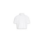 Alaia Cotton Jersey Cropped T Shirt