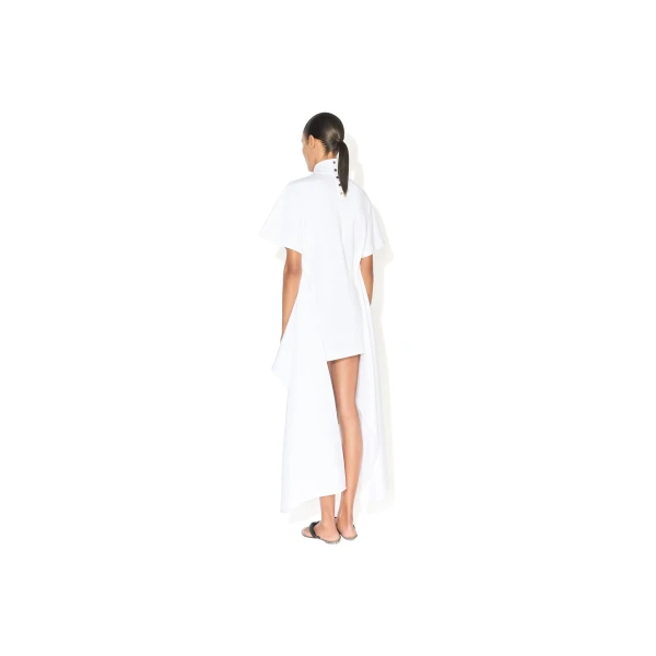 Alaïa Cotton Jersey T Shirt Dress - ALAÏA Dresses - Laser Cut Luxury - Shop at Luxury Shoes 