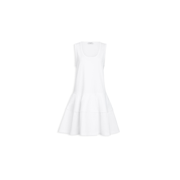 Alaïa Cotton Jersey Tank Dress - ALAÏA Dresses - Laser Cut Luxury - Shop at Luxury Shoes 